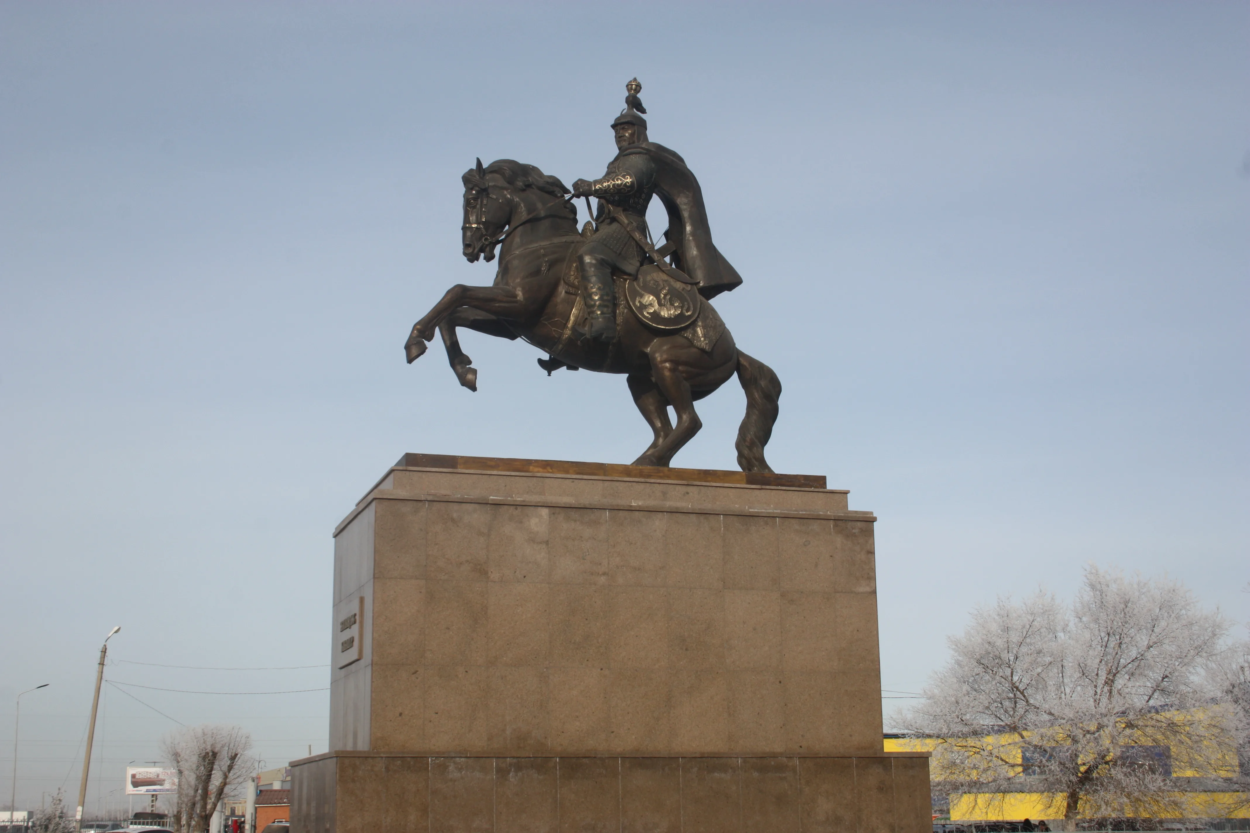 Monument to Zhalantos Batyr