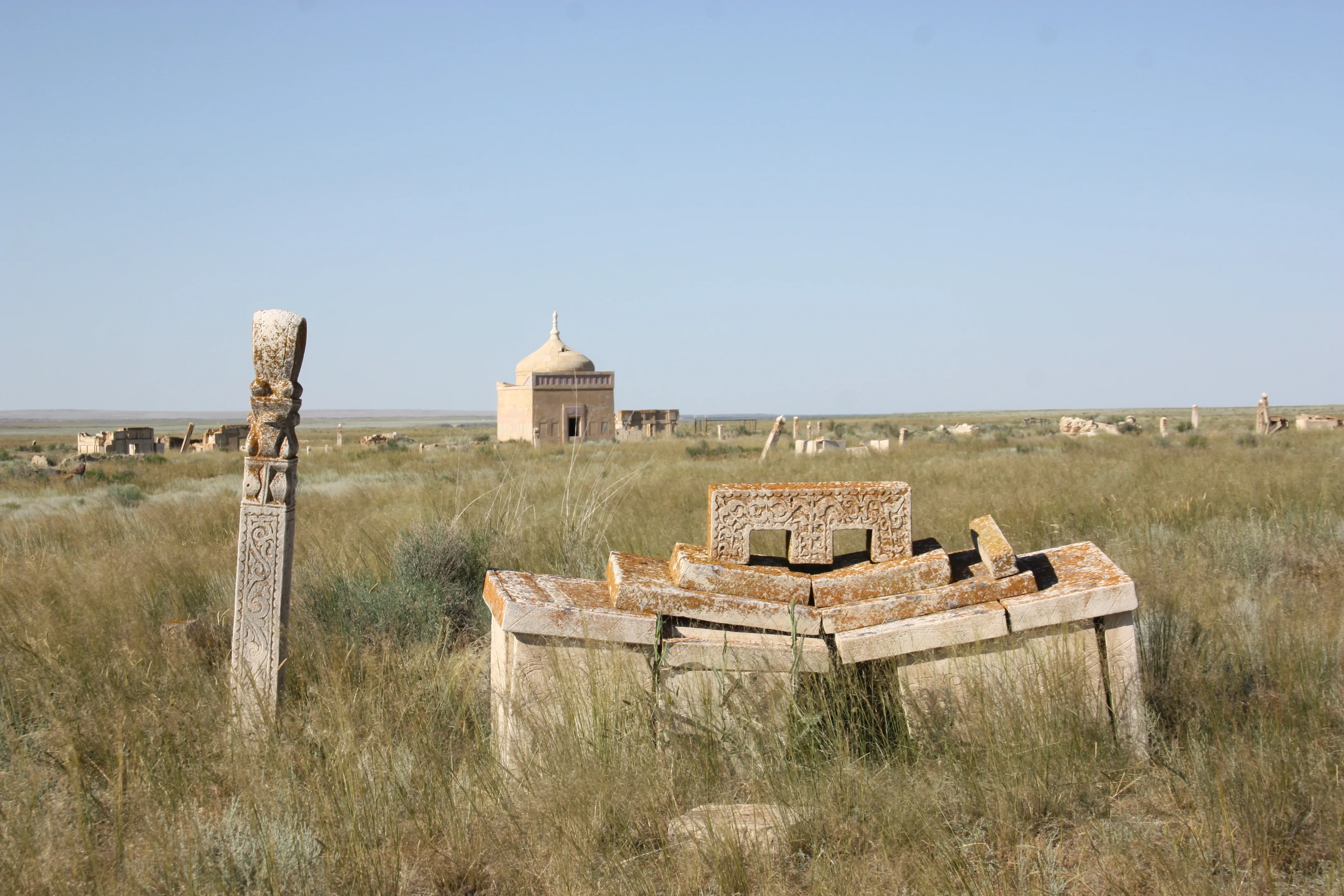 Karasakal Necropolis: Mausoleum, Saganatam, Qulpytas, and Small Architectural Forms