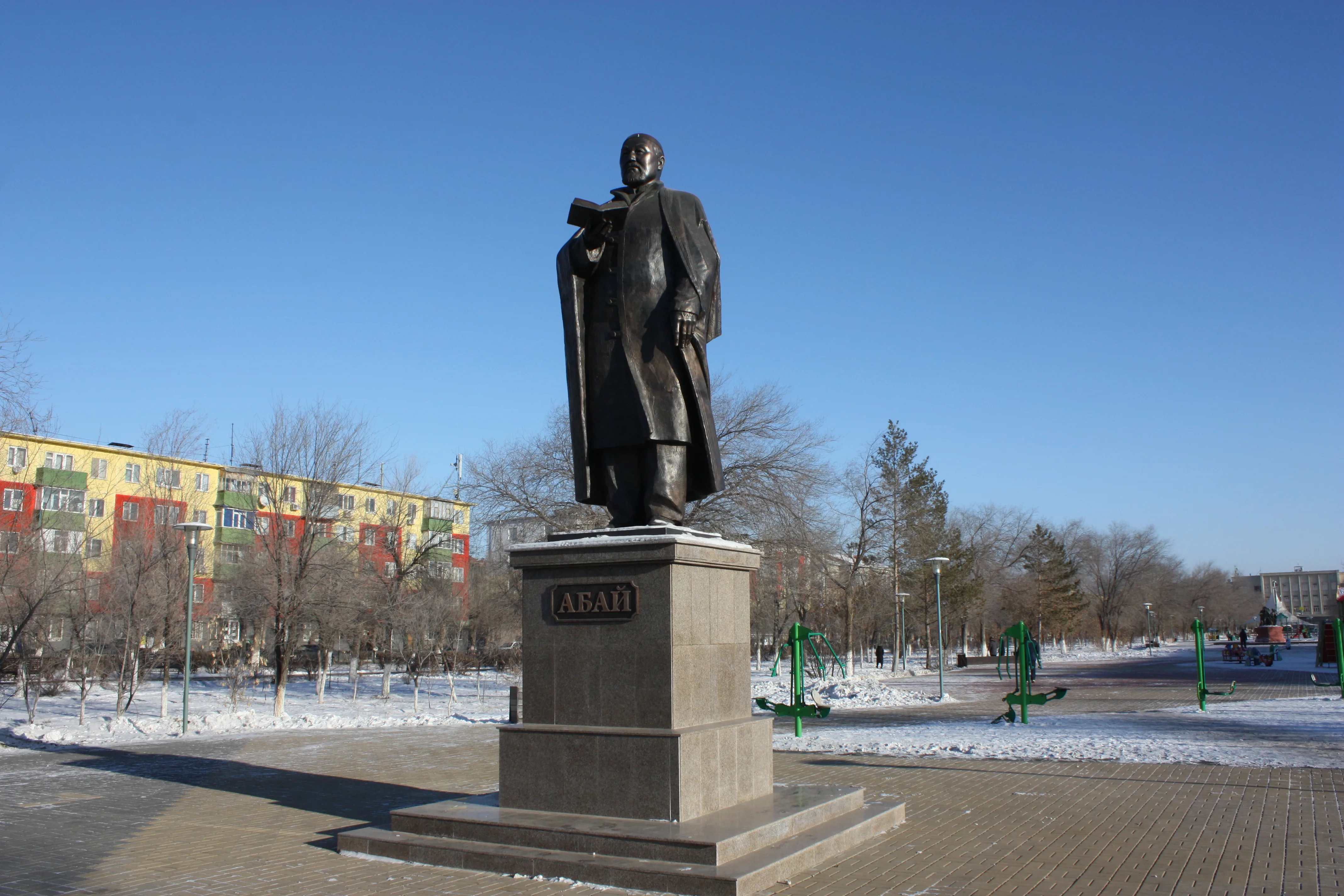 Monument to Abai Qunanbaiuly