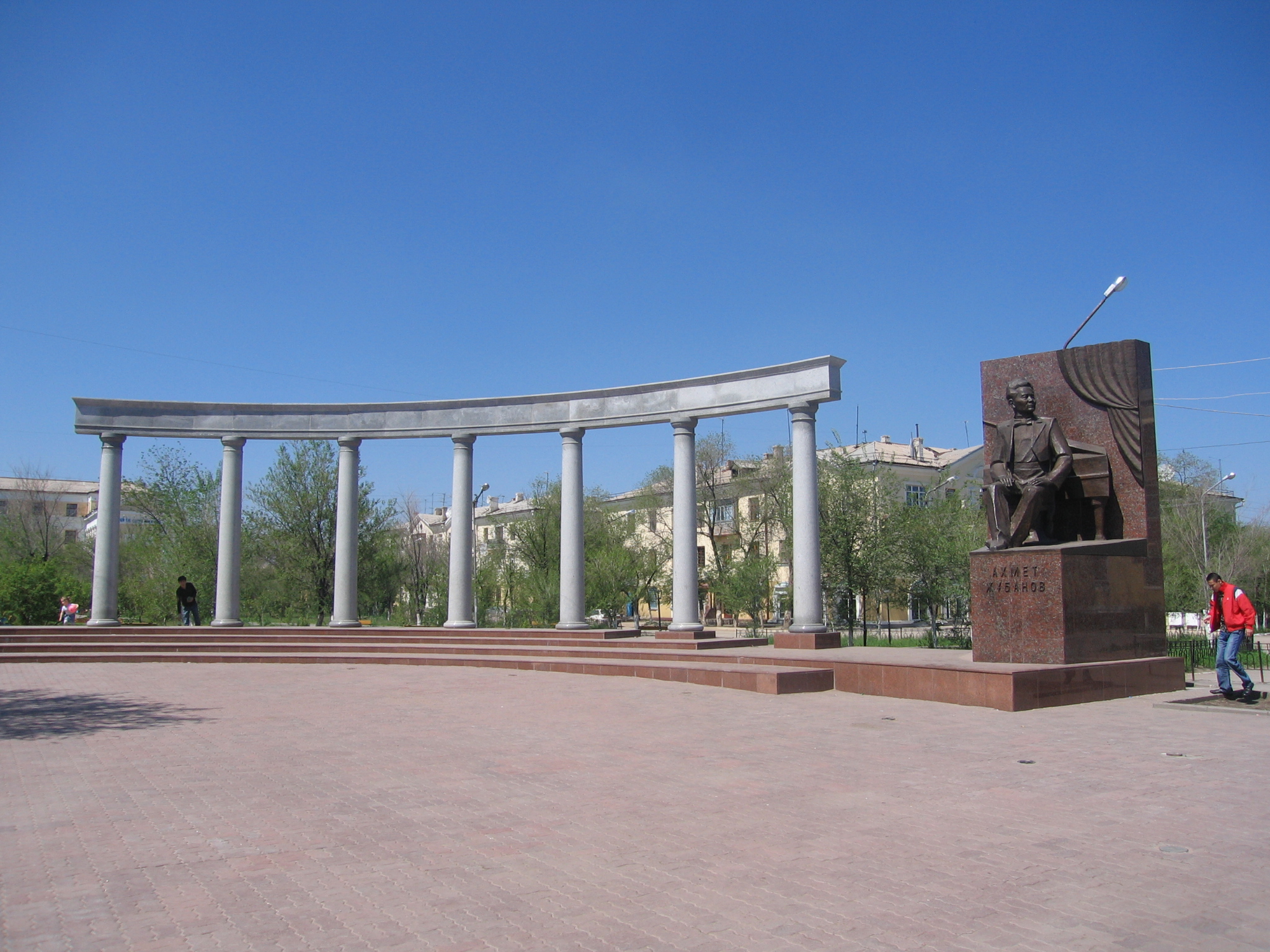 Memorial Complex of the Monument to Composer A. Zhubanov and the Sculpture of G. Zhubanova